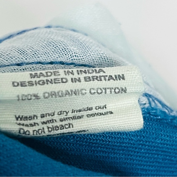 Lucy & Yak Blue Logan Straigh Wide Leg Pants size 24 - Picture 8 of 9